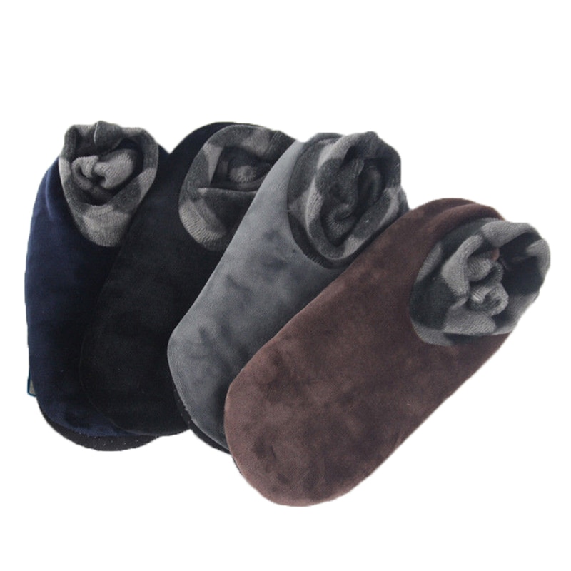 Chaussettes molletonnées souples pour hommes et femmes, 1 paire, épaisses, chaudes, pour l'hiver, 4 couleurs, unisexes, élastiques, antidérapantes, pour le sol
