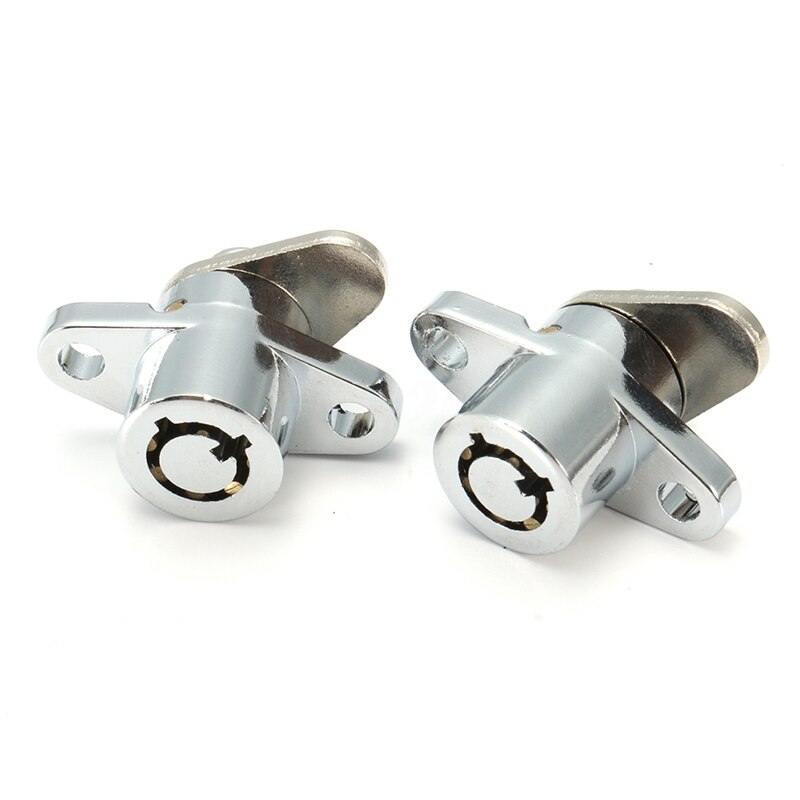 2x Hard Saddlebag Lock 3 Keys Set for Touring Electra Glide Road King & 1set Latch Tool Box Locks Slam Latch