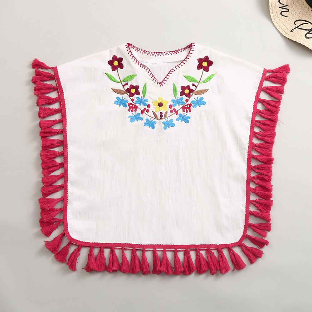Børn baby piger småbørn blomst kvast linned kimono strand cover up kaftan nyhed åndbart behageligt tøj  z9%