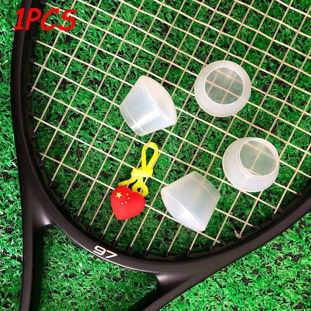 Manicotto di energia in Silicone antiurto copertura per racchetta da Tennis maniglia tappo terminale accessori per paraurti anello di presa racchetta scintillante Overgrip sportivo