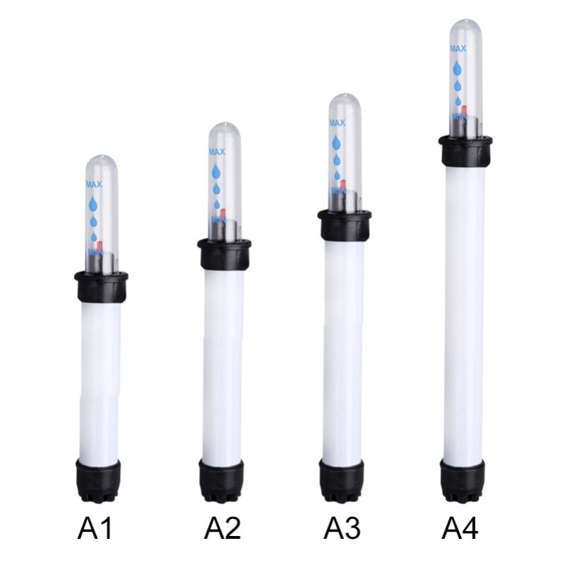 Waterniveaumeter pp hars waterniveau display watertekort herinnering plug en gebruik help planten gezond en sterk groeien