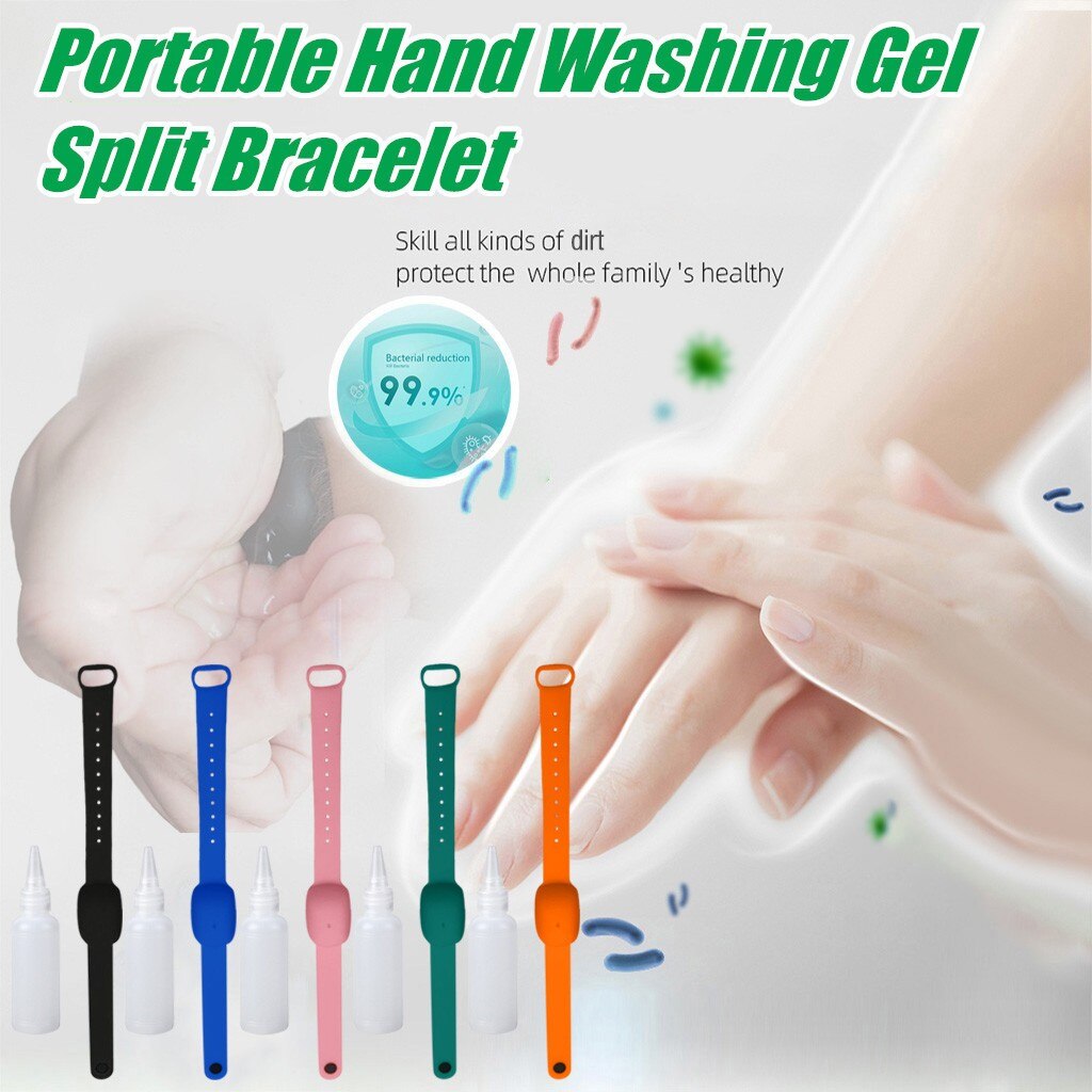 Mode Hand Sanitzer Dispenser Polsband Volwassen Kid Vloeibare Polsband Hand Dispenser Handwas Gel Zeepdispenser Polsband