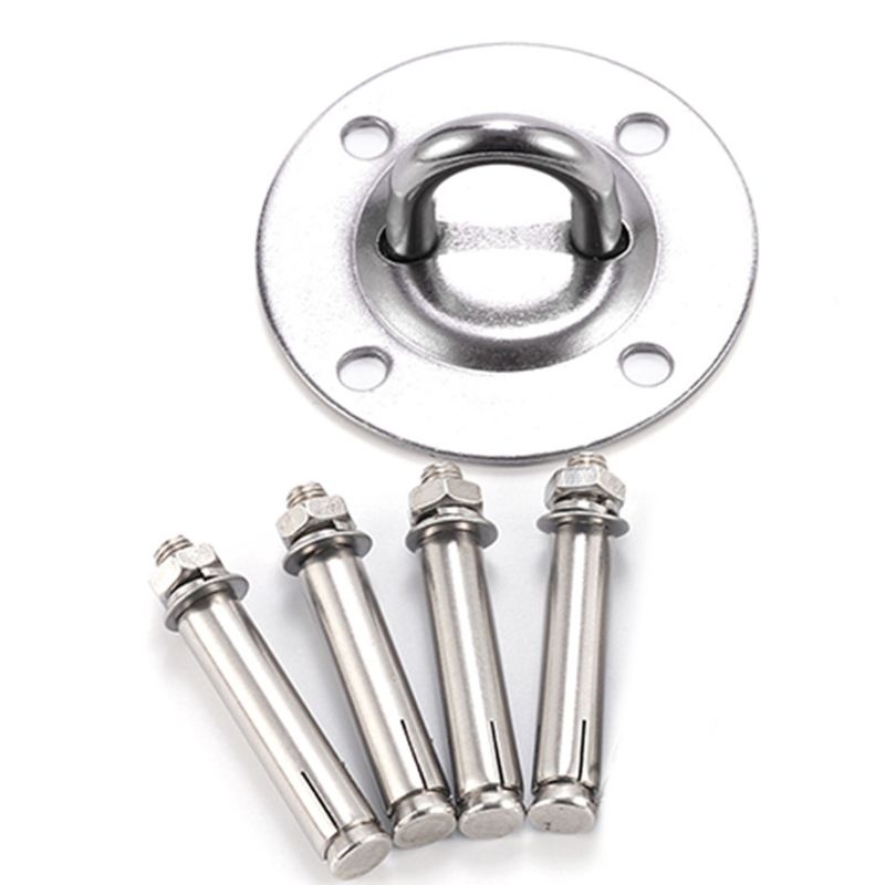 in Acciaio Inox Appeso Sedia Amaca Gancio con Carico-cuscinetto Rotondo discoteca Fisso Da trekking sport tutto'aria Aperta Resistente gadget Accessori