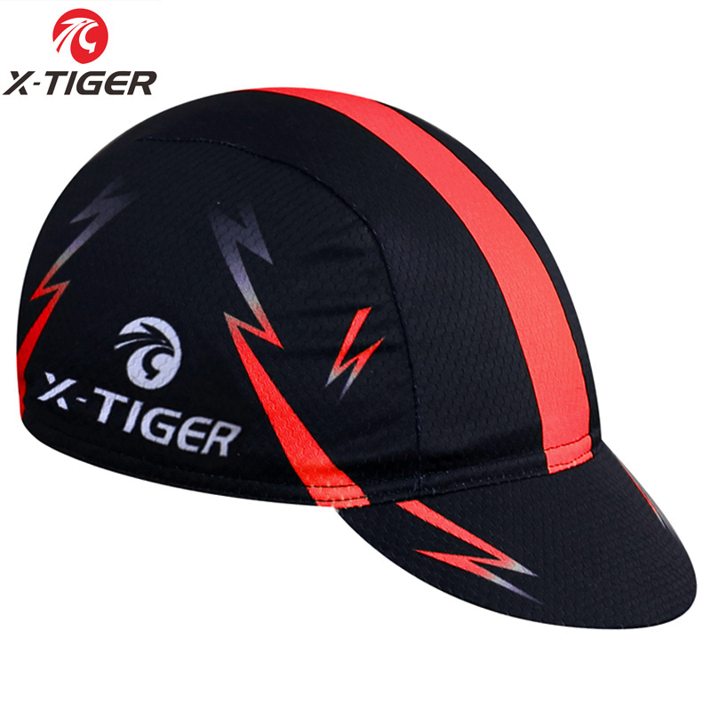 Gorros de Ciclismo de cabeza de Bicicleta de X-TIGER gorra de casco de Bicicleta tamaño libre Bicicleta Anti-sudor gorra de Ciclismo: Rojo