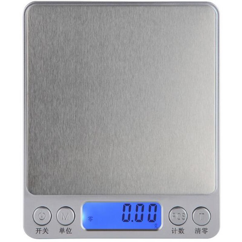 Portable Kitchen Scales, Measuring Balance Gram LCD Electronic Digital Weight Spoon Scale, Food Diet Postal Scale Libra 3kg/300g