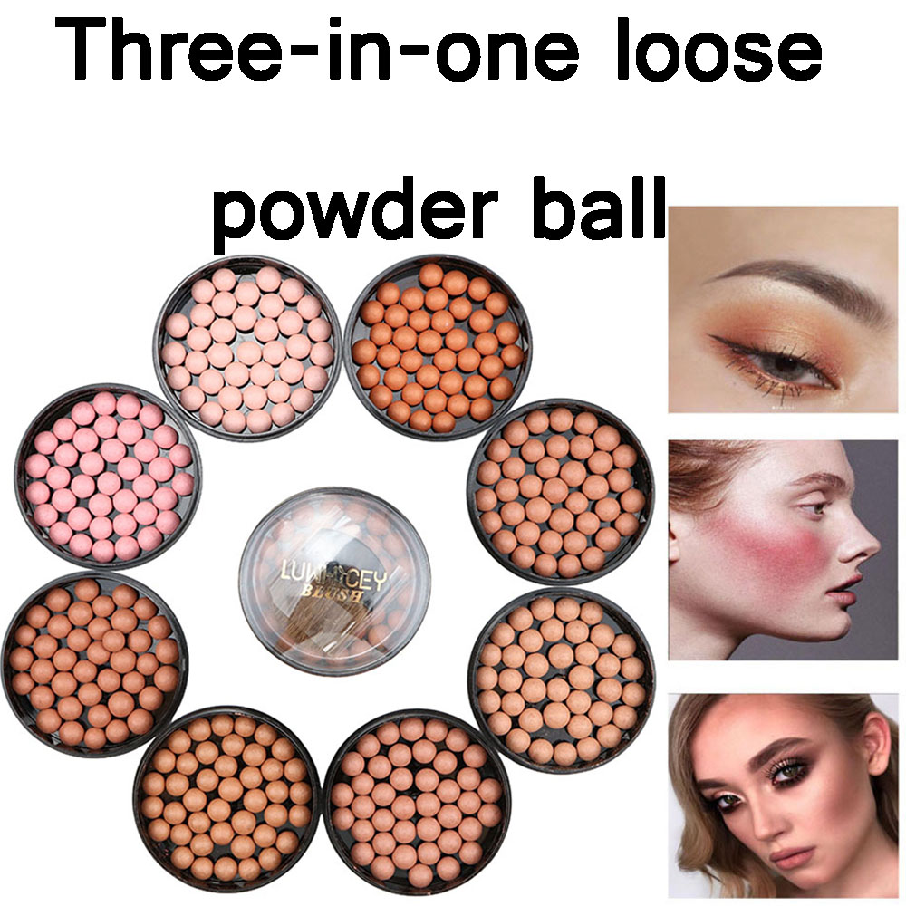 Matt blush ball lysne hudfarge naken sminke naturlig reparasjonskapasitet klassisk ball fargerik perleskimrende blush verktøy