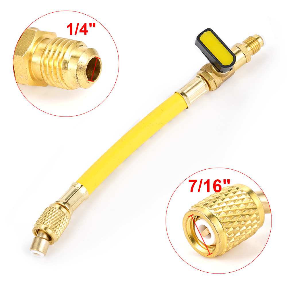 Automobiel Koeling Airconditioning Kogelkraan Buis Kogelkraan Joint VOOR R12 R134A R410A: Bruin