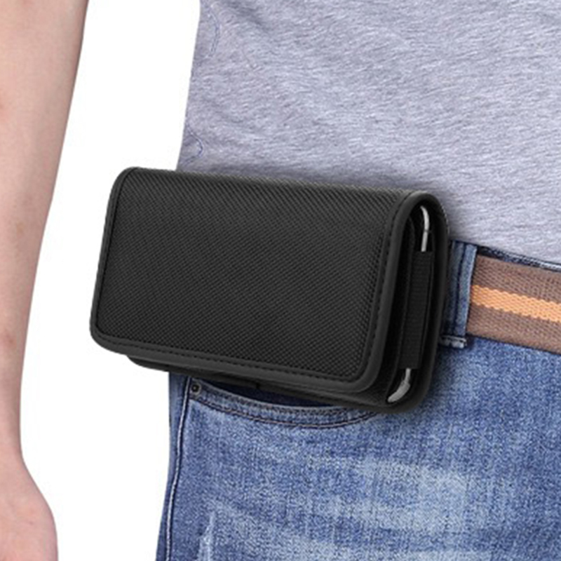 Nylon Case Voor Nuu A10L A11L A7L B10 Heren Taille Verpakking Riem Clip Mobiele Telefoon Pouch Holster Voor Oukitel c21 Pro C22 C25
