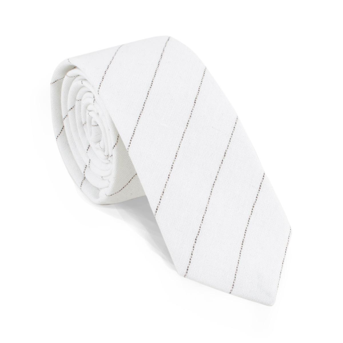Mærke herre vintage solid hals slips til mand stribe rød blå bryllup business slim slips corbatas tyndt slips: 4