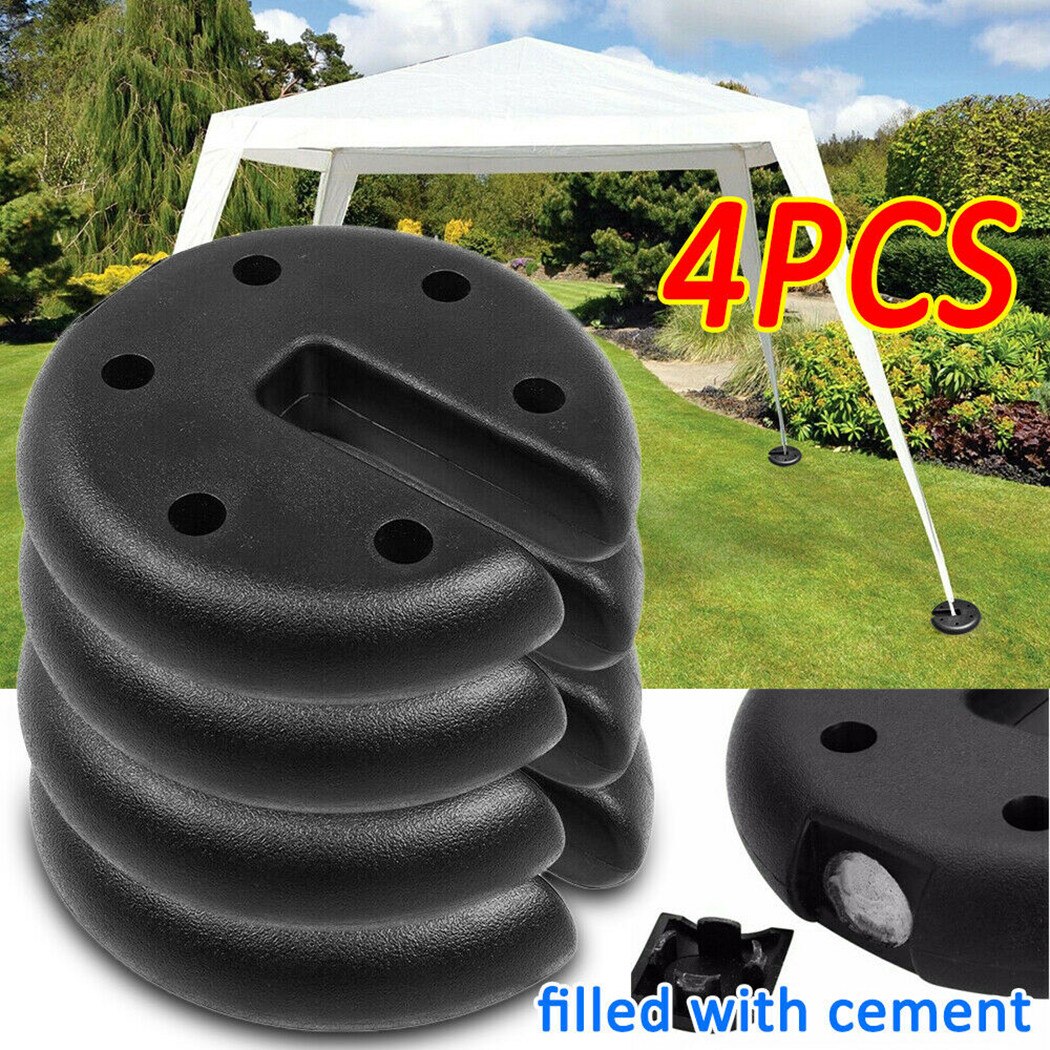 4 Pcs Outdoor Canopy Tent Leg Weights Heavy Duty Anchor Stand Umbrella Gazebo Base For Outdoor Camping Tools Parts