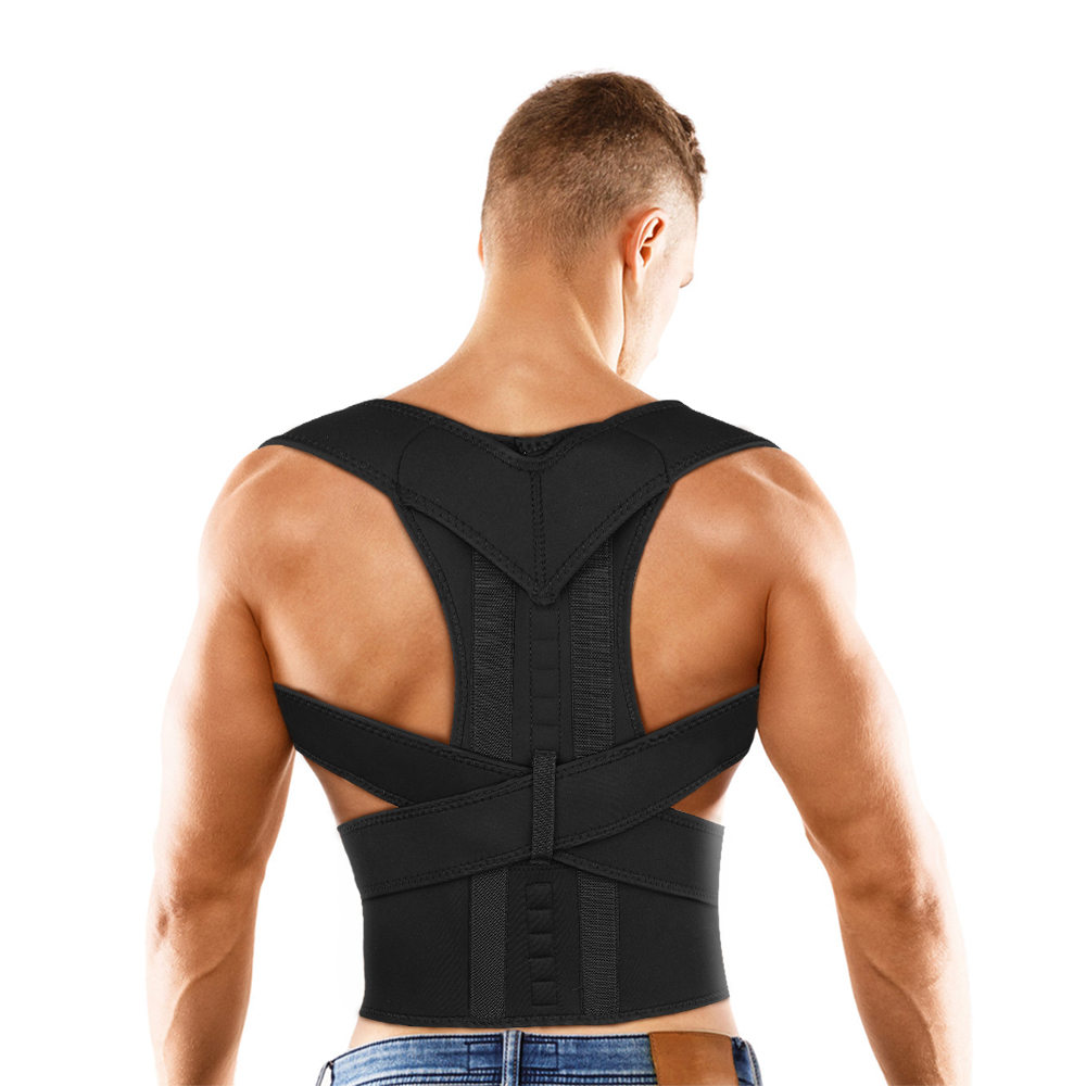Magnetische Therapie Houding Corrector Brace Schouder Terug Ondersteuning Riem Bretels Ondersteunt Riem Schouder Houding Unisex: type 1 / L