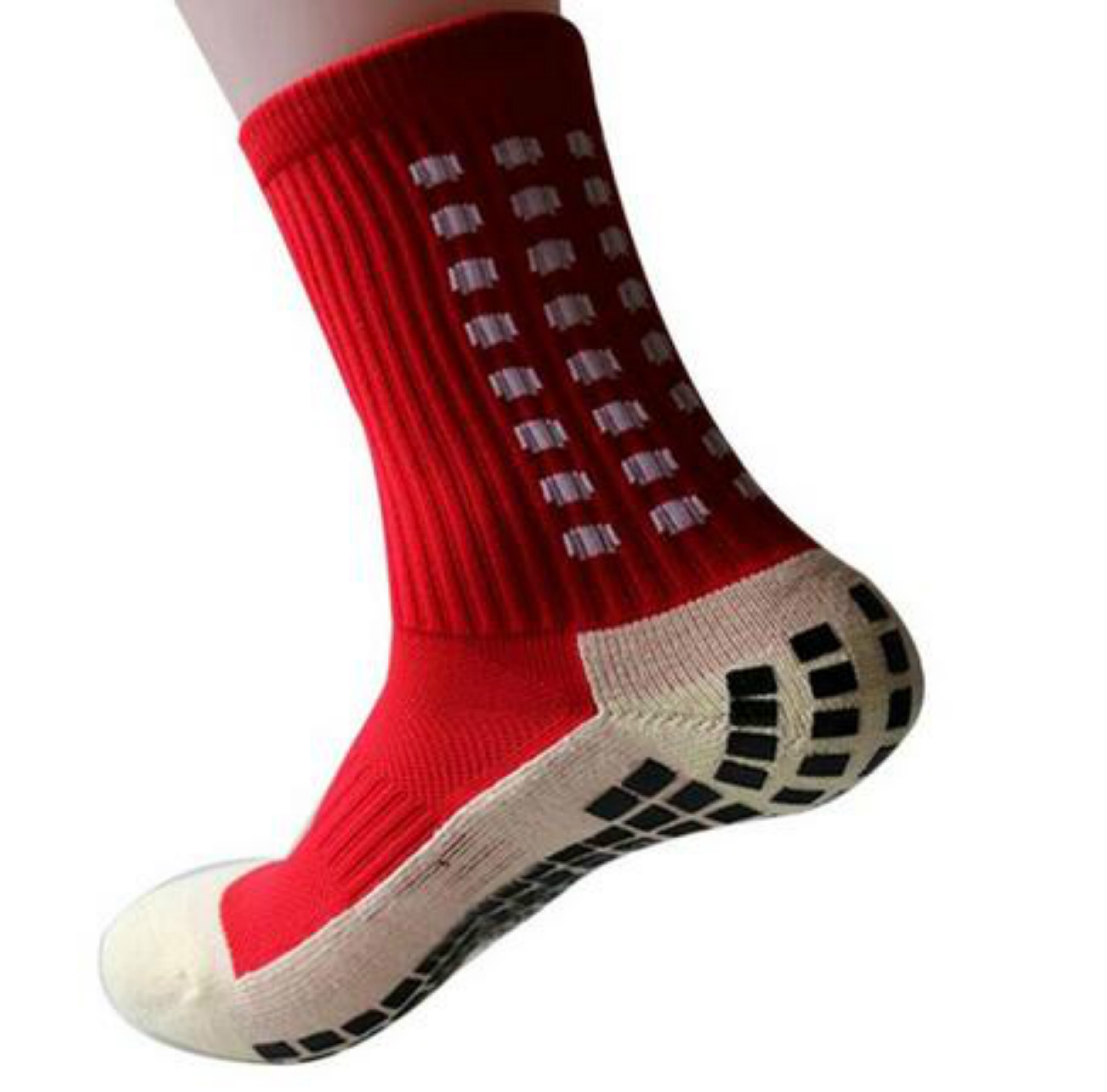 Calcetines antideslizantes transpirables para hombre y mujer, de algodón y Goma, para correr, fútbol, de , para ciclismo