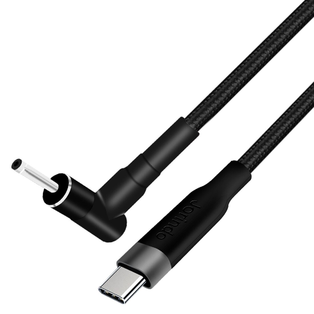 Jorindo Type-C Stekker Naar DC4.0 * 1.7Mm Plug Laptop Pd Misleidt Snel Opladen Adapter Kabel, voor Lenovo, Redmibook