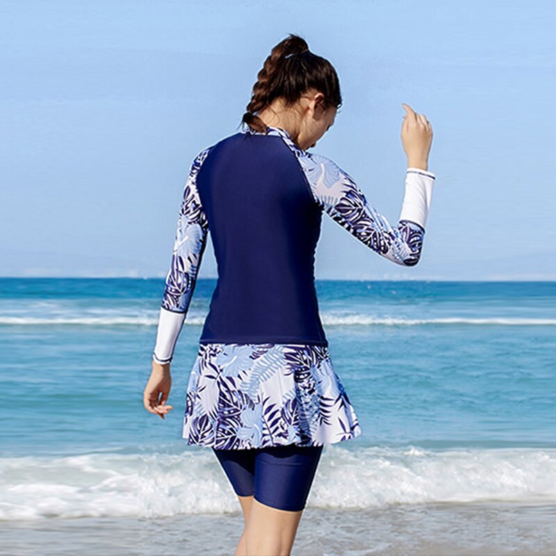 Traje de baño musulmán de manga corta para mujer, ropa de baño conservadora, Burquini musulmán, sueño, ropa deportiva, novedad