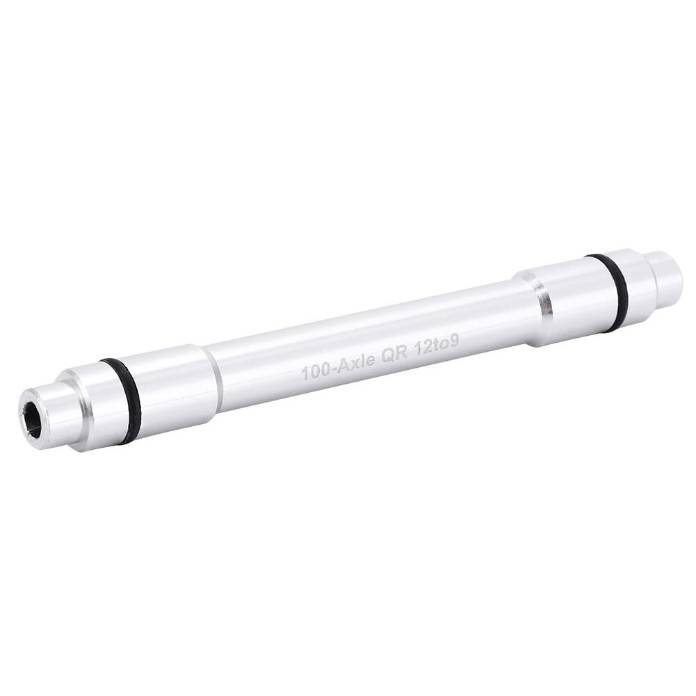 Mtb sykkel sykkel 12mm gjennom aksel nav adapter  til 9mm rask utgivelse qr spyd terrengsykkel 12mm gjennom aksel nav adapter: Hvit