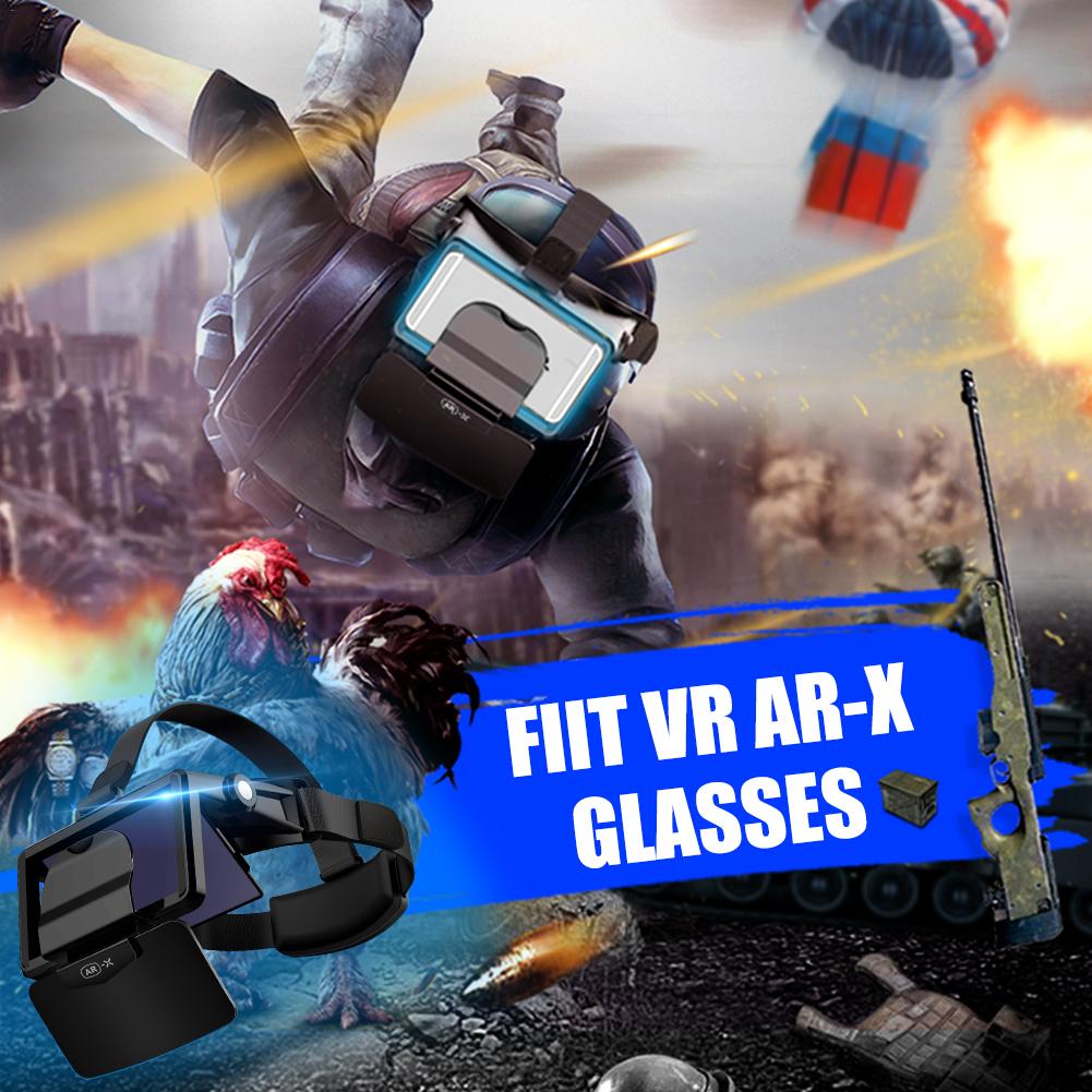 AR Box Holographic Effects Smart Helmet Augmented Reality Glasses 3D Virtual Reality AR Glasses for 4.7-6.3 inch Phone