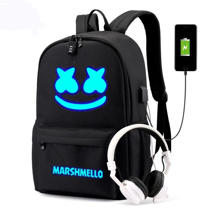 Luminoso mochila para homem e mulher impermeável mochila de viagem esportes ao ar livre montanhismo masculino mochila: Black-3