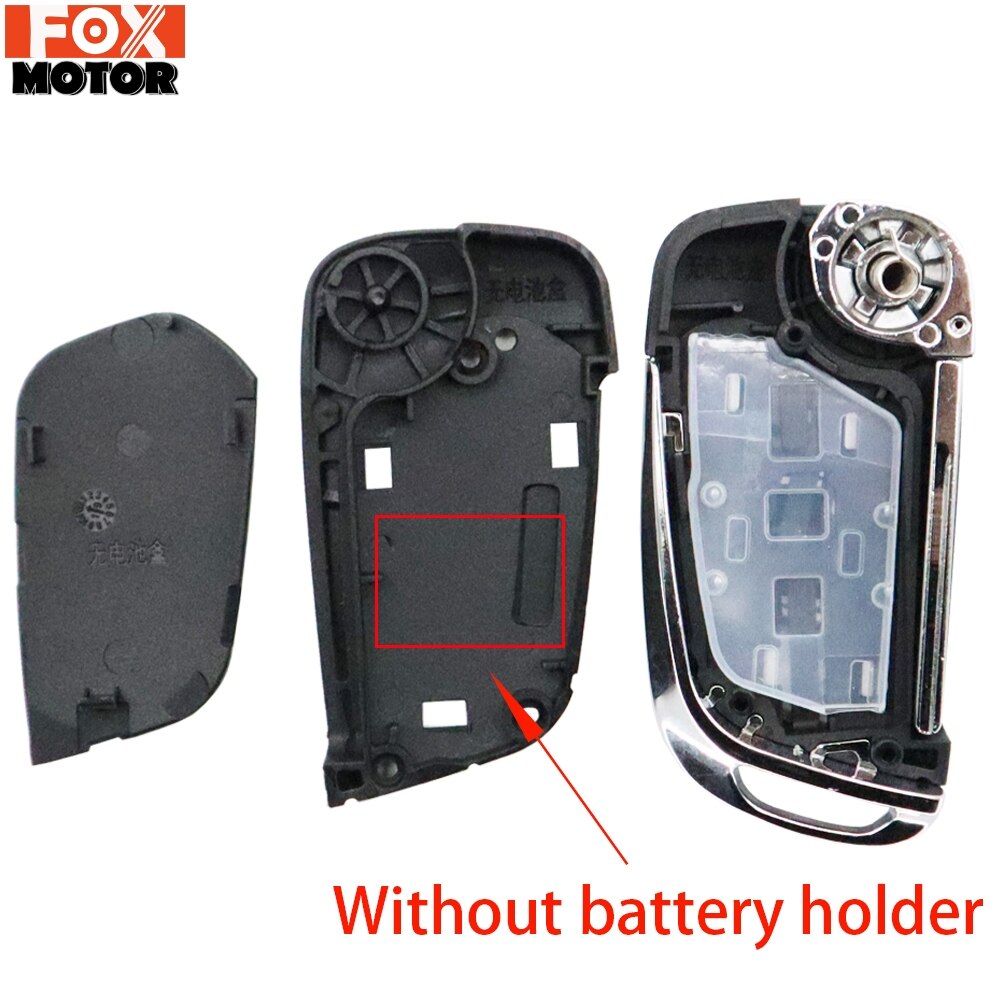 Obudowa kluczyka samochodowego obudowa pilota pokrywa dla Peugeot 307 308 3008 5008 807 207 dla Citroen C2 C3 C4 3 przycisk odwróć zaktualizowane HU83 CE0523