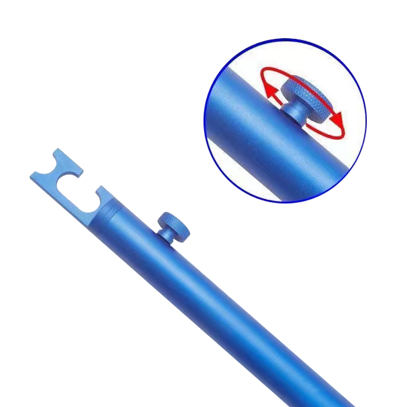 Stützstange zum Polieren von Autos, 32–48 cm, einziehbare Aluminium-Haltewerkzeuge für Fahrzeug-Kofferraumdeckel, Türbefestigungswerkzeuge