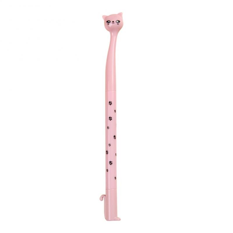 Kreative Schreibwaren Gel Stift Nette Cartoon Hoch Katze Wasser Schwarz Core Braun Rosa Weiß Blau Neuheit Einfach Zu Schreiben Student TSLM1: 03