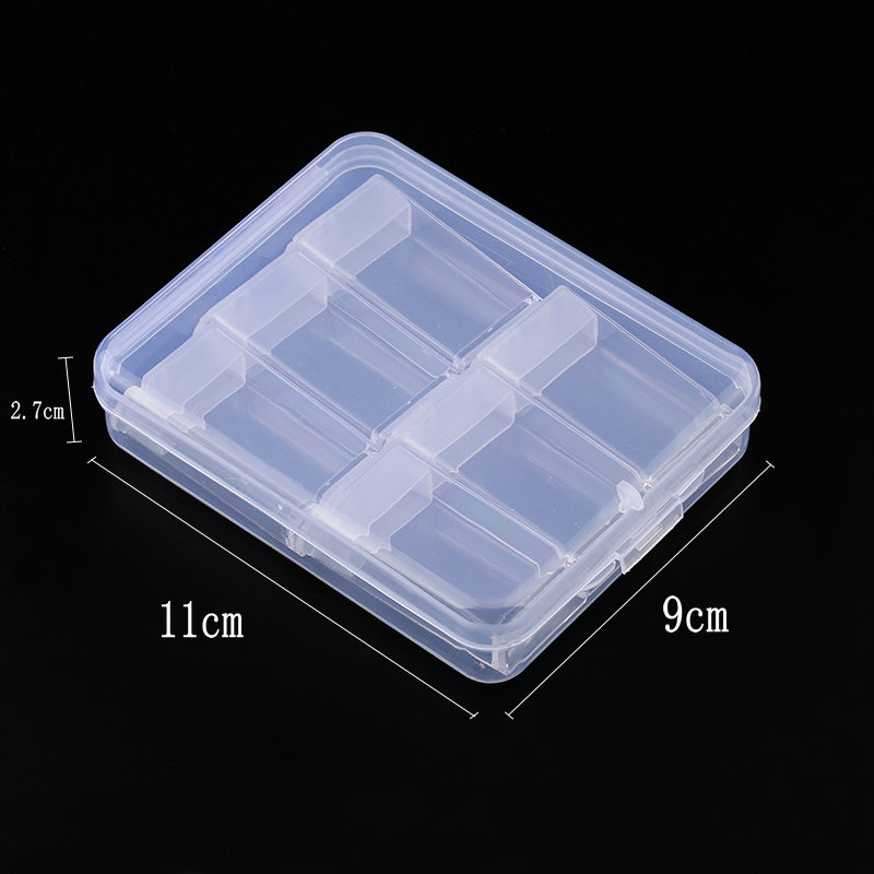 Plastic Container Storage Box Diamond Painting Accessories with Bottles Diamant Painting Box Holder jewelry rectangle Box Case