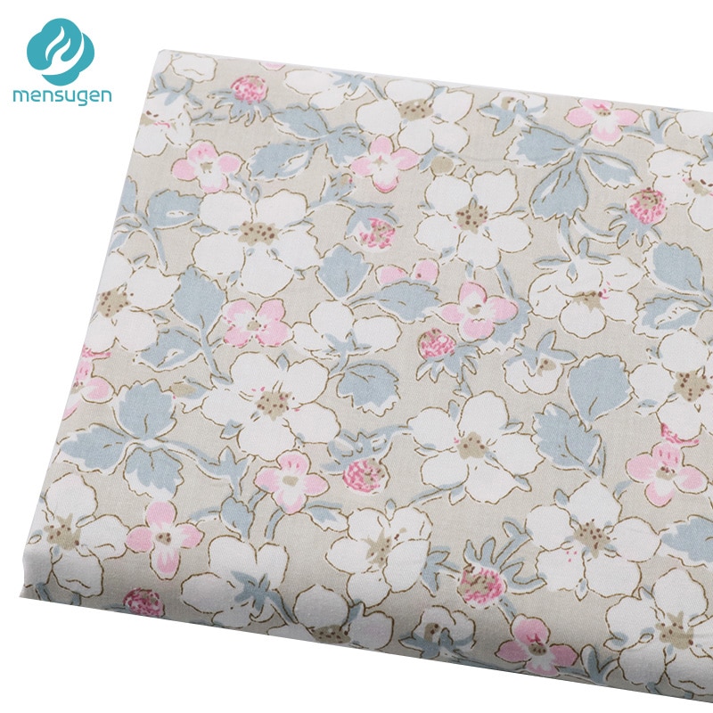 Fabric Meter Floral Cotton Fabrics for making Girls Women Dresses Clothes Blouse Blankets Pillows DIY Patchwork Sewing Cloth