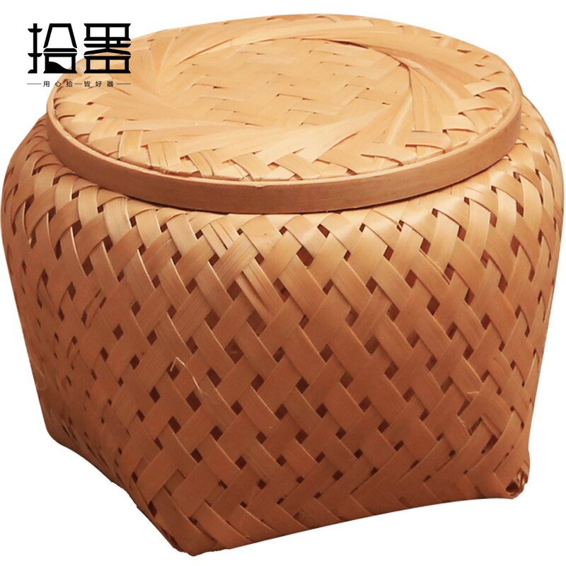 Bambu kung fu teburk behållare bambu caddies för puer matcha grönt te blomma te keramik burk förvaring kistor teask