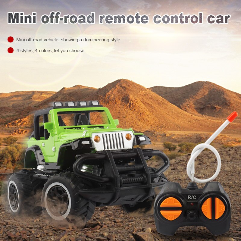 1 Pcs Electric RC Car Remote Control Toy Wireless Mini Off Road For Children Kids Kids Toys