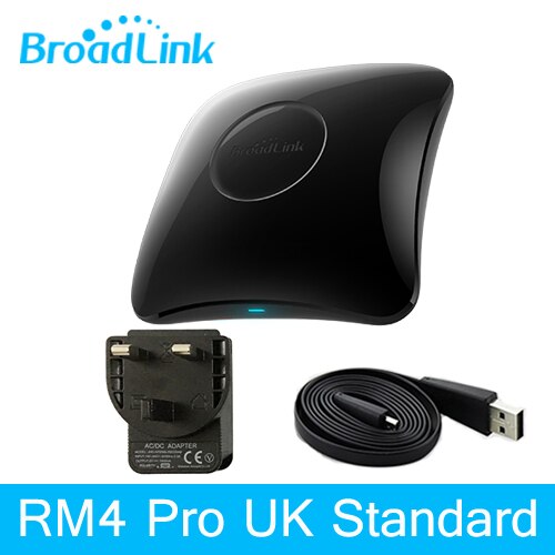 Broadlink RM Pro RM4 RM4C Mini IR + RF + 4G télécommande intelligente universelle pour Ios Android pour Google Home Alexa: UK RM pro