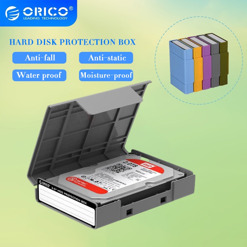 Orico Php Harde Schijf Beschermende Doos Draagbare Pp 3.5-Inch Harde Schijf Beschermende Doos Waterdichte Externe Harde Schijf Opslag doos
