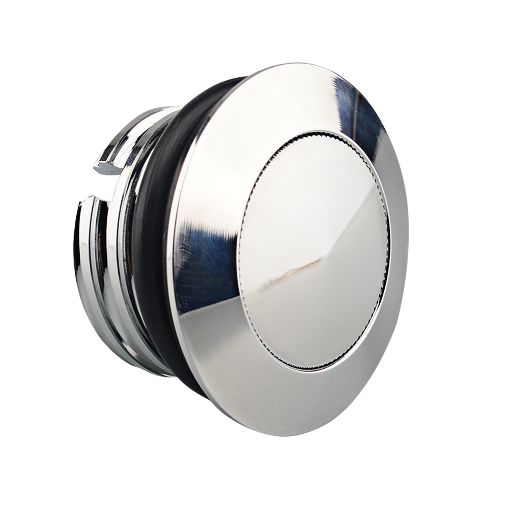 Zwart/Zilver Flush Pop Up Gas Cap Vented Brandstoftank Gas Cover Voor Harley Sportster Super Glide touring Road King