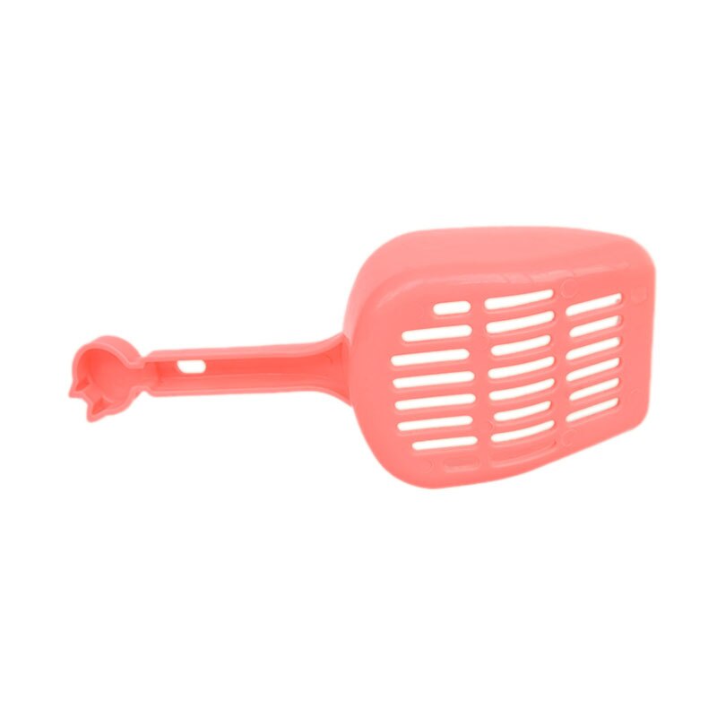 1 Pcs Oversized Cat Litter Shovel Pet Hit Color Large Grid Cat Feces Shovel Thickened Plastic Cat Litter Shovel TSLM1