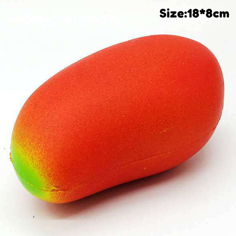 Fai da te Pesca Mango Antistress Squishy Giocattoli Simulato Serie di Frutta Lento Aumento Alleviare Lo Stress Giocattolo Divertente per il Bambino Adulto Regalo di Natale: SG-HSXMG-333