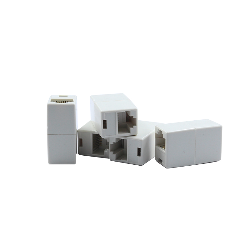 Rede Conector Acoplador Cabo Lan, Adaptador Ethernet, Extensor de Rede, RJ45, 8P8C, 8 Pinos, Fêmea, CAT5, 5E, 6A, 6a