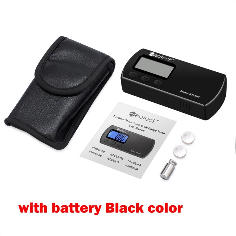 Neoteck Digitale Giradischi stilo Forza Bilancia tester del Calibro del tester per Braccio Cartuccia Phono 0.01g con Peso di Calibrazione Bilancia Calibro: Default Title