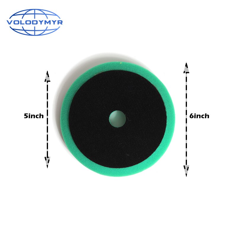 Car Polishing Disc Pads Polish Pad 6inch with 5inch Hook and Loop Auto Accessorie for Buffing Polishing Machine Sponge Foam