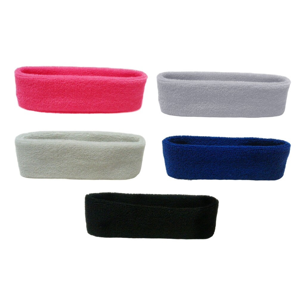Bandas de sudor, toalla deportiva, diadema fina elástica para lavado, baño y salón