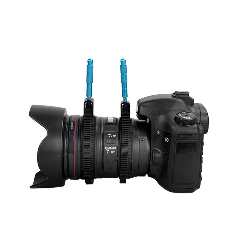 10 Stks/partij Voor Slr Dslr Camera Verstelbare Rubber Follow Focus Gear Ring Riem Met Aluminium Grip Voor Dslr Camcorder camera