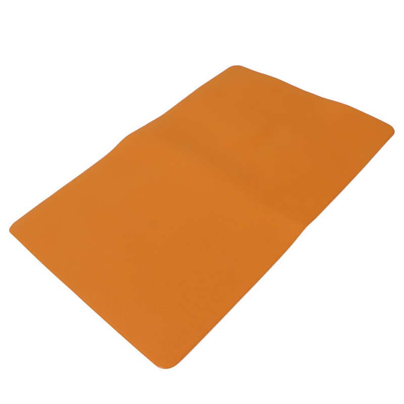 Nail Mat Orange Manicure Mat Double Sided Leather for Nail Salon for Home