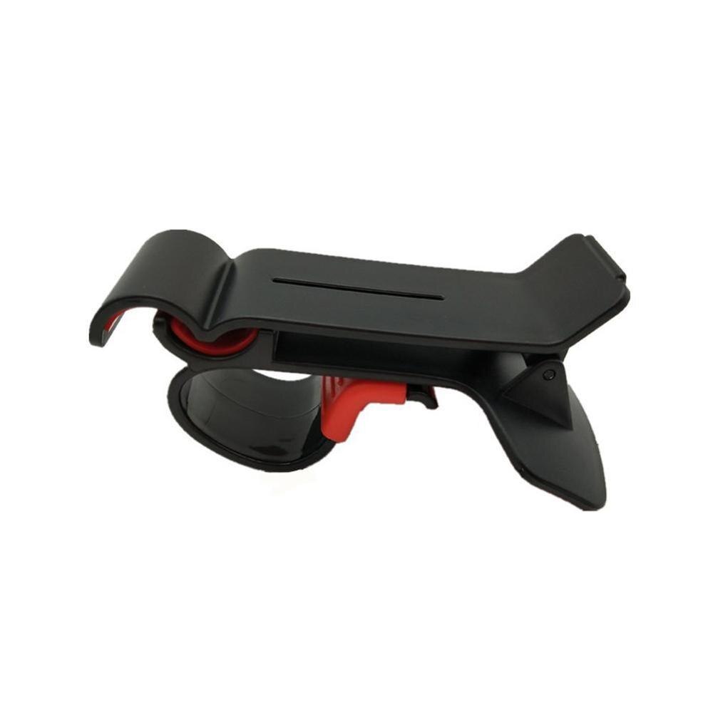 Dashboard Car Phone Holder for iPhone X Adjustable Clip Mount Holder Mobile Stand for Samsung GPS Car Cradle: BLACK