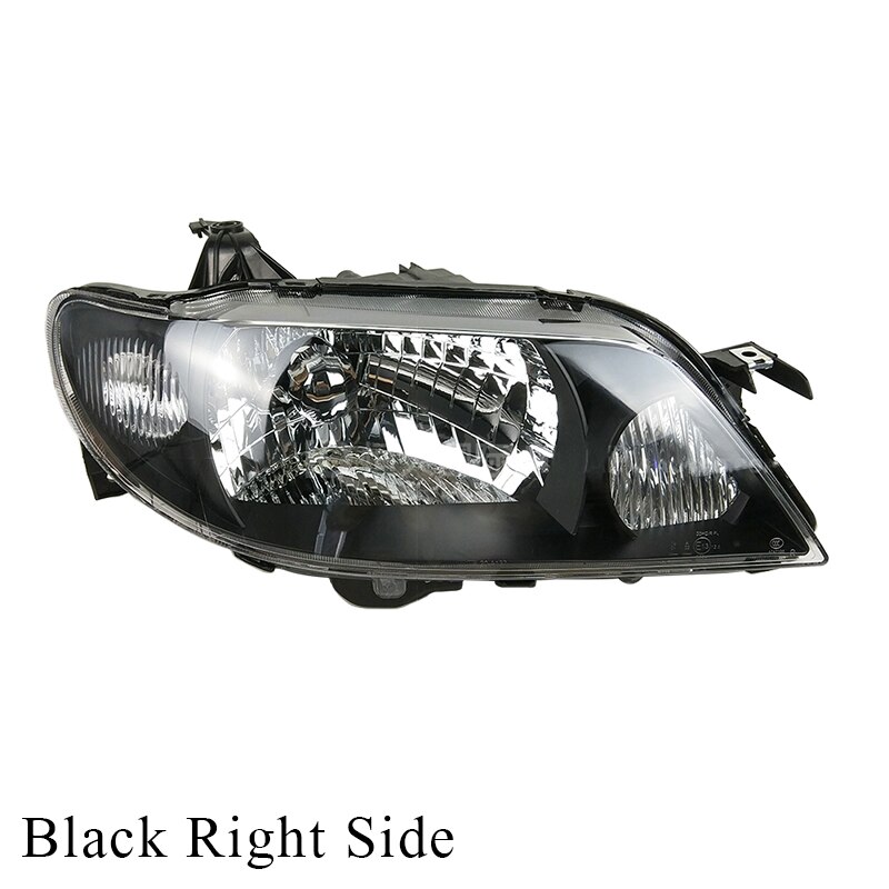 ZUK Front Bumper Headlight Headlamp For MAZDA 323 Familia Protege BJ 1998 1999 2000 2001 2002 2003 Front Head Light Head Lamp: Black Right