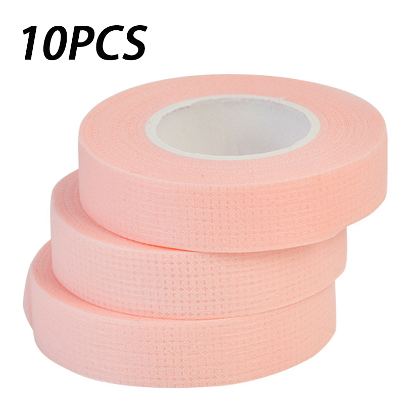 2/10Stck Wimpern Verlängerung Band Mikroporen Atmungsaktive Vlies Tuch Klebstoff Hebe Peitsche Zubehör Bunte machen-hoch-Werkzeug: Braun