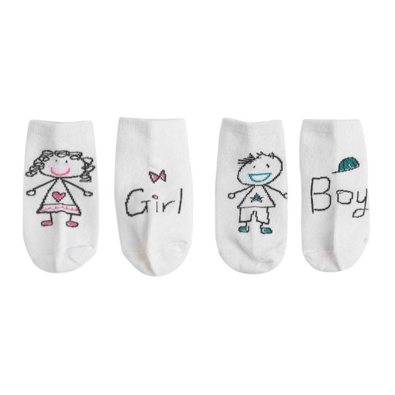1-3 Y calcetines bonitos para bebé, calcetines con estampado de letras de dibujos animados para niños Y niñas, calcetines suaves de algodón de suelo corto, accesorios de Navidad para niños