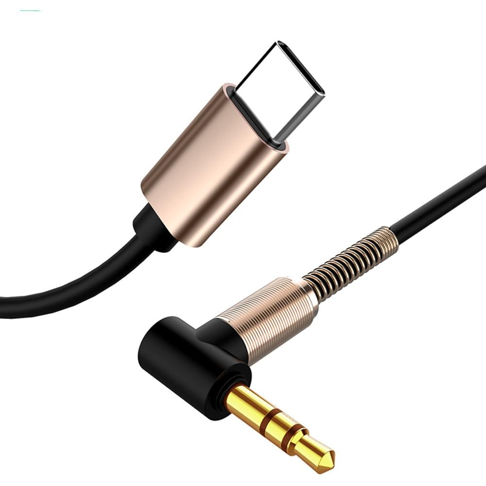 Usb Type C Auto Aux Audio Kabel 3.5Mm Jack Vrouw Speaker Adapter Draad Lijn Voor Huawei Xiaomi samsung Audio Kabel 1M