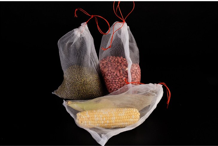 Filets de gaze anti-insectes, sacs de graines en Nylon, 50 pièces, Fruits, fleurs, jardins, arbres fruitiers, oiseaux, anti-moustiques