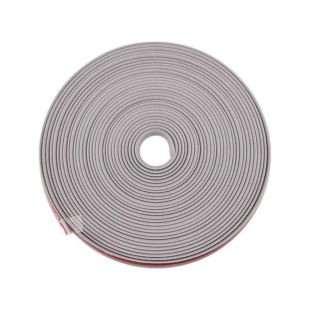 8 M Car Wheel Protection Wheel Sticker Decorative Strip Tire Protection Care Cover Boat Car Shape Modification: Gray