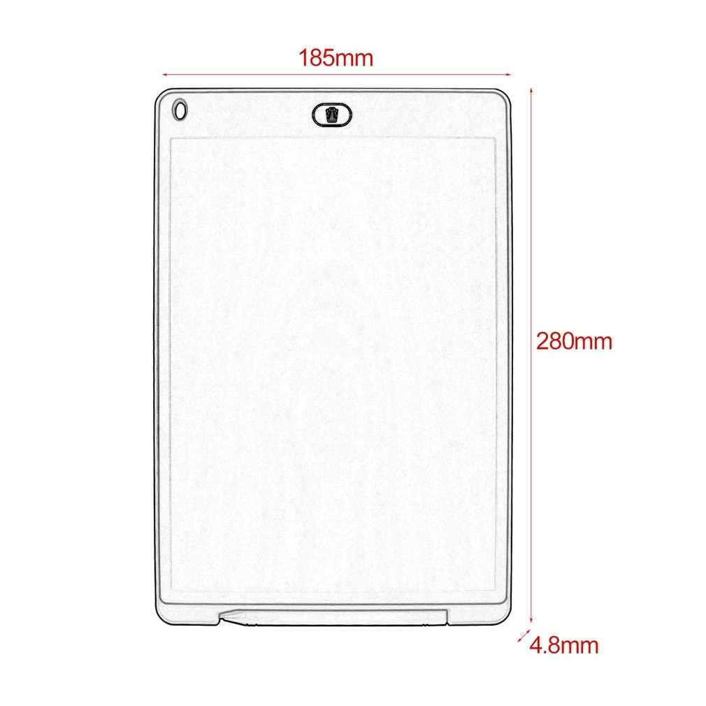12 Inches LCD Screen Writing Pad Digital Drawing Pad Handwriting Board Portable Electric writing Board For Home Office usage