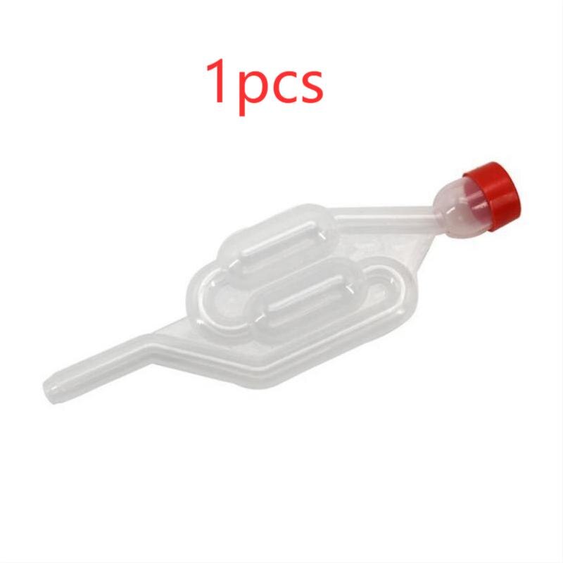 Homemade Wine Vent Air Lock Beer Wine Fermentation Exhaust One-way Airlock Check Valve Water Sealed Valves Yeast Accessories: 1PC