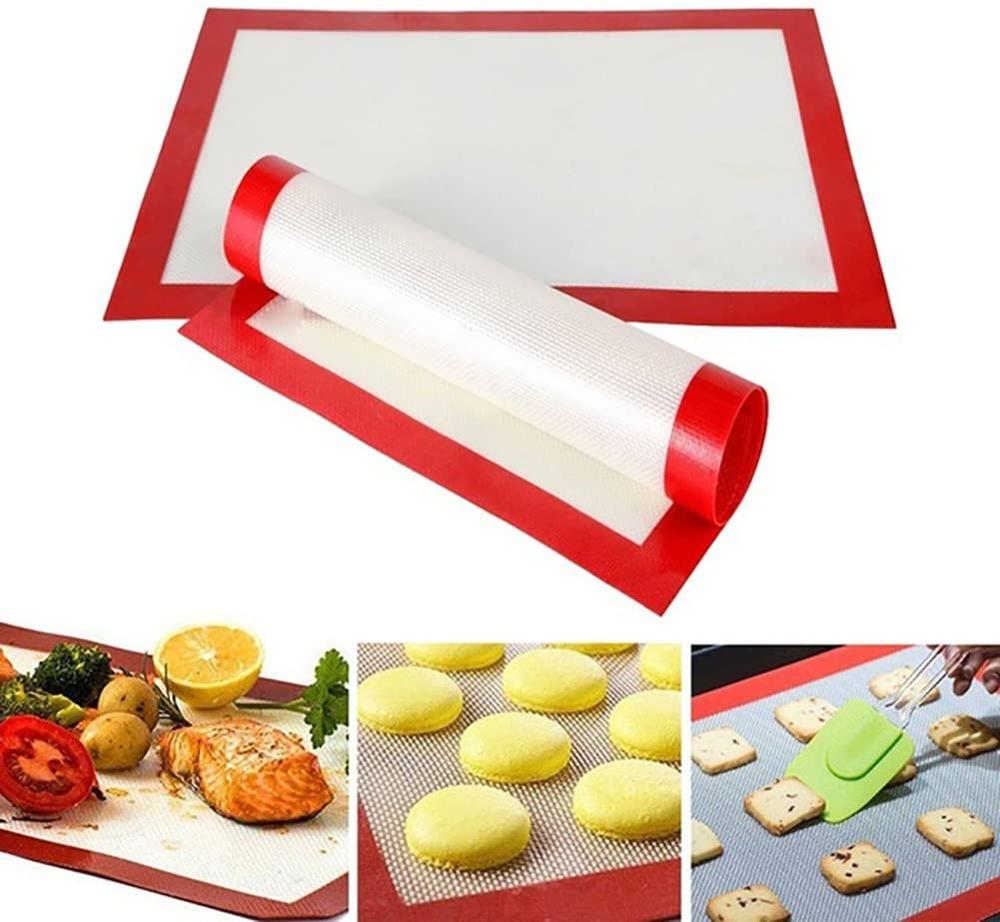 Siliconen Bakken Matten, Anti-aanbak Food Safe Silicon Bakken Mat Pad Hoge Temperatuur Weerstand Siliconen Bakken Pad