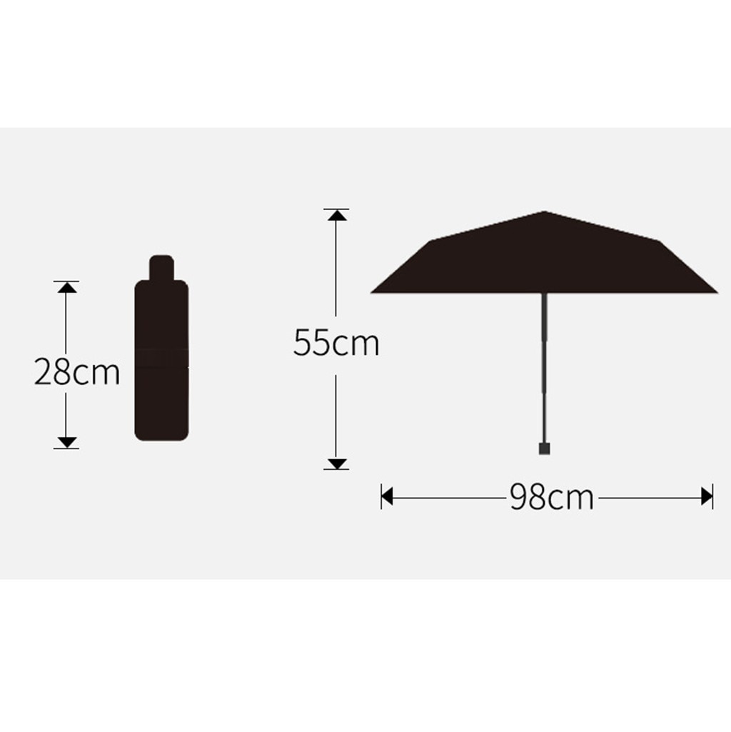 Automatic Reverse Umbrella 8 Bone Tri-fold Reverse Umbrella Letter Anti Uv Umbrellas Automatic Adjustable Lightweight Parasol